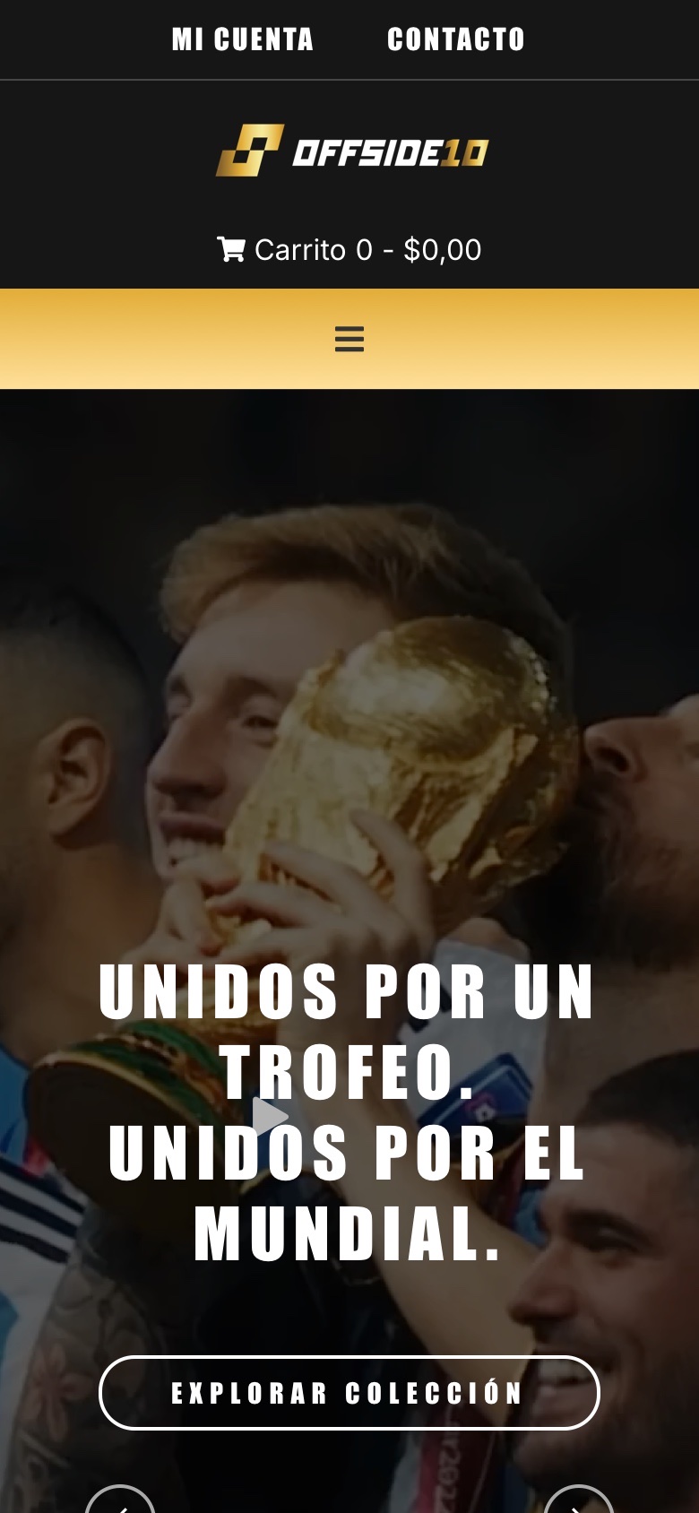 OffSide10 en celular